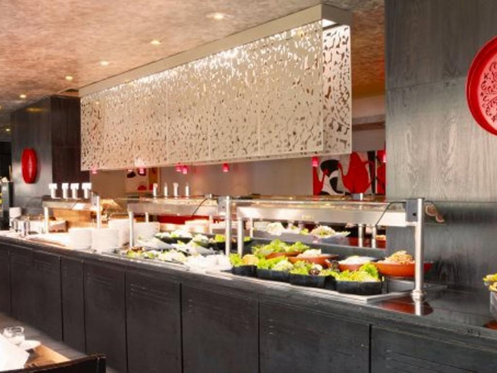 호텔 파라 카사블랑카 외부 사진 Interior of a typical restaurant